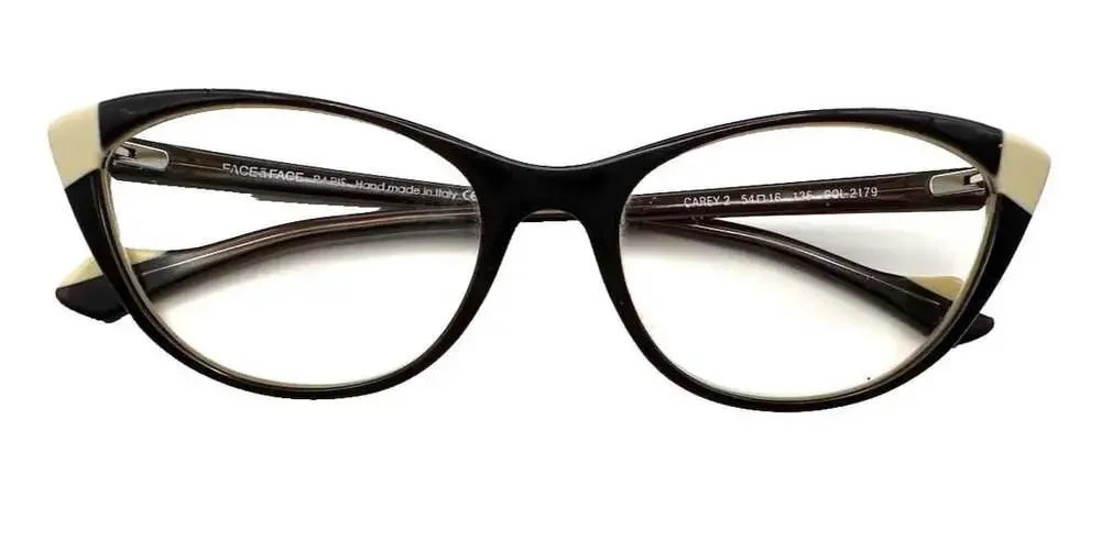 Paris Face a Face Carey 2 Eyeglass Frames 54-16-135 COL 2179 Frames Only Italy